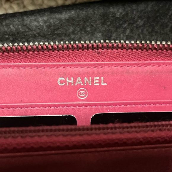 Authentic Chanel patent quilted long wallet with complete inclusion - Picture 15 of 16